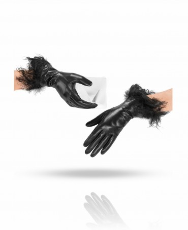 Перчатки Женские 13_AGNE/BL//11